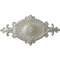 Ekena Millwork Quentin Ceiling Medallion, Hand-Painted Flash Copper, 23 1/2"W x 12 1/4"H x 1 1/2"P CM23RO1FCS - alternate 1